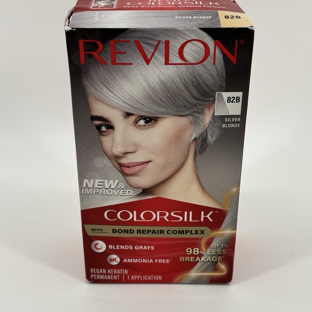 Revlon Colorsilk Silver Blonde Hair Color #82B
